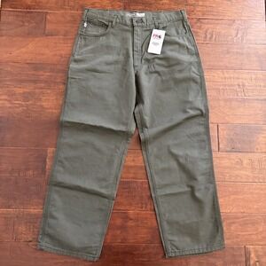 Carhartt FR Loose Fit Canvas Utility Work Pant Size 38x32 Moss Green NWT